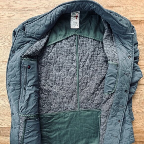 Relwen Quilted Trap Blazer - Gray - XL - Picture 3 of 4